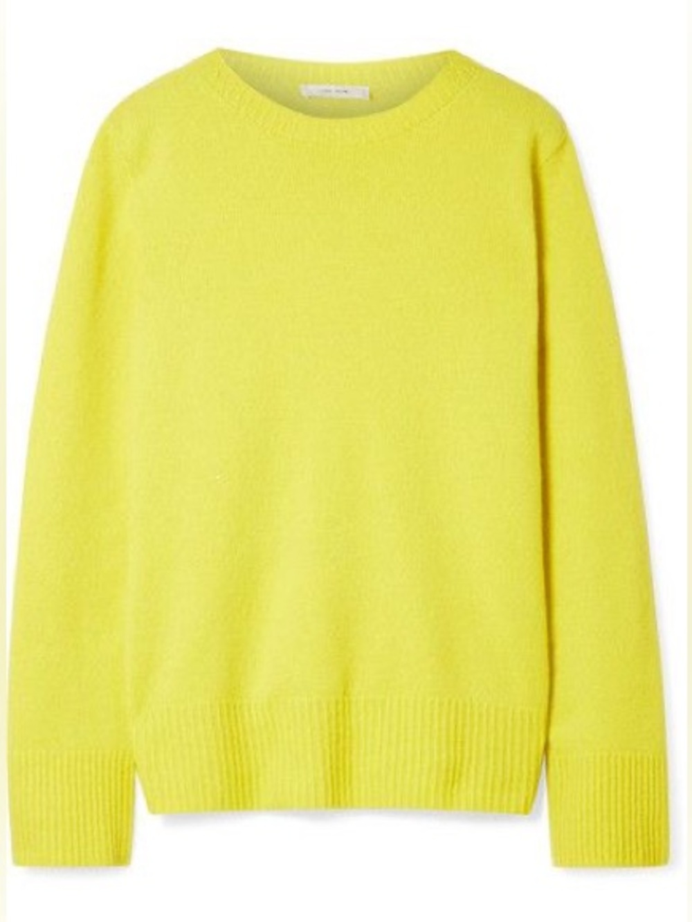 The Row Yellow Cashmere Sweater - Picture 4 of 9